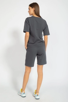 Костюм с шортами 4036-4094 графит Kivviwear