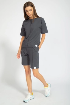 Костюм с шортами 4036-4094 графит Kivviwear