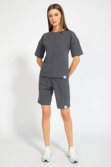 Костюм с шортами 4036-4094 графит Kivviwear