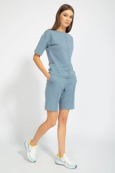 Костюм с шортами 40364094 дымчатый голубой Kivviwear