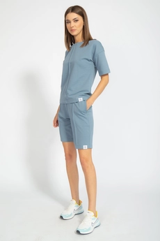 Костюм с шортами 40364094 дымчатый голубой Kivviwear
