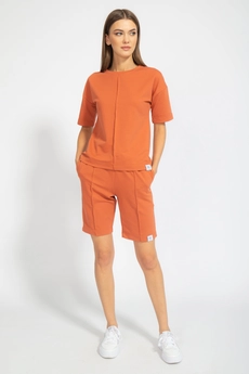 Костюм с шортами 4036-4094 терракотовый Kivviwear