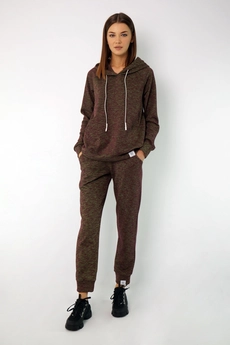 Спортивный костюм 4046-4050 бордово-салатовый меланж Kivviwear