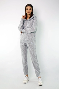 Спортивный костюм 4046-4050 светло-серый меланж Kivviwear