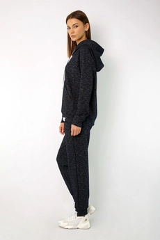 Спортивный костюм 4046-4050 сине-серый меланж Kivviwear