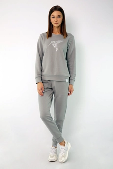 Спортивный костюм 4048-4051 серый Kivviwear