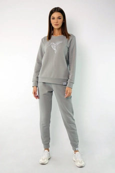 Спортивный костюм 4048-4051 серый Kivviwear