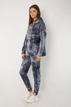 Спортивный костюм 4049-4047 пятнистый синий Kivviwear