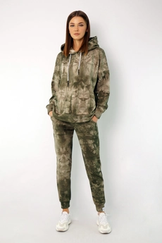 Спортивный костюм 4049-4047 пятнистый хаки Kivviwear