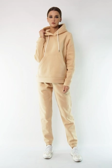 Спортивный костюм 4052-4053 бежевый Kivviwear