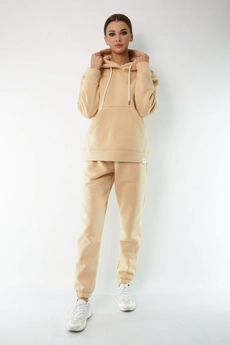 Спортивный костюм 4052-4053 бежевый Kivviwear