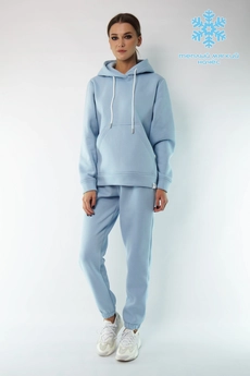 Спортивный костюм 4052-4053 голубой Kivviwear