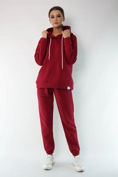 Спортивный костюм 4052-4053 марсала Kivviwear