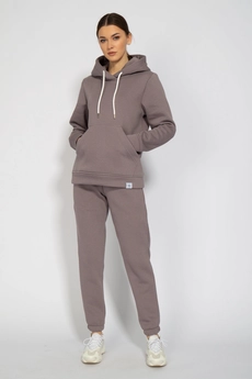 Спортивный костюм 4052-4053 баклажаново-серый Kivviwear