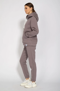 Спортивный костюм 4052-4053 баклажаново-серый Kivviwear
