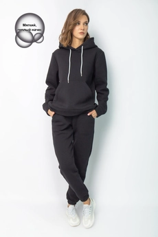 Спортивный костюм 4052-4053 черный Kivviwear