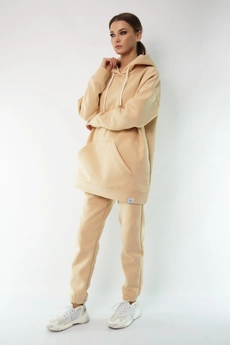 Спортивный костюм 4054-4053 бежевый Kivviwear