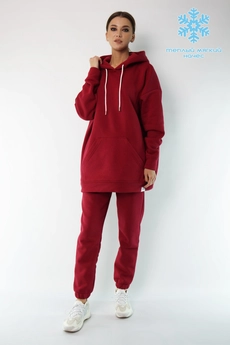 Спортивный костюм 4054-4053 марсала Kivviwear