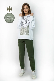 Спортивный костюм 4055-4053 хаки Kivviwear