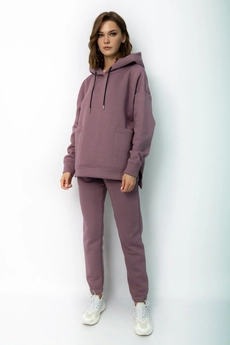 Спортивный костюм 4057-4056 пурпурно-серый Kivviwear