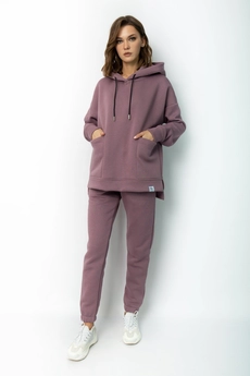 Спортивный костюм 4057-4056 пурпурно-серый Kivviwear