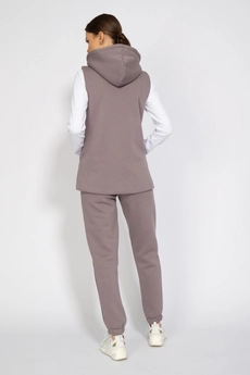 Спортивный костюм 4060-4053 пурпурно-серый Kivviwear