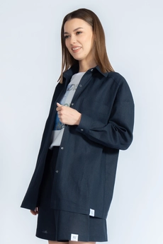 Рубашка 4073 синий Kivviwear
