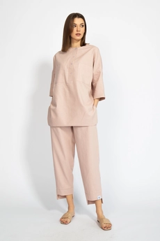 Рубашка 4081 пыльная роза Kivviwear