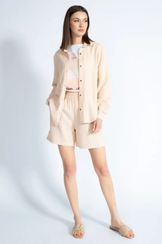 Костюм с шортами 4085-4086 светло-коралловый Kivviwear