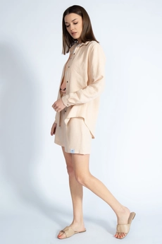 Костюм с шортами 4085-4086 светло-коралловый Kivviwear