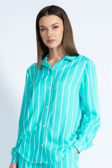 Костюм с шортами 4088-4089 морская волна Kivviwear