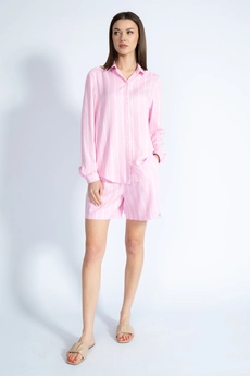 Костюм с шортами 4088-4089 розовый Kivviwear