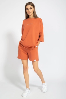 Костюм с шортами 4090-4091 терракотовый Kivviwear
