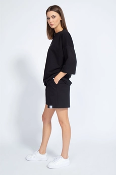 Костюм с шортами 4090-4091 черный Kivviwear
