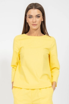 Джемпер 4095 желтая пастэль Kivviwear