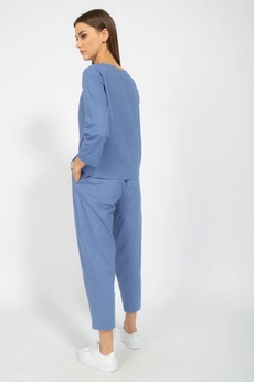 Брюки 4096 дымчатый синий Kivviwear