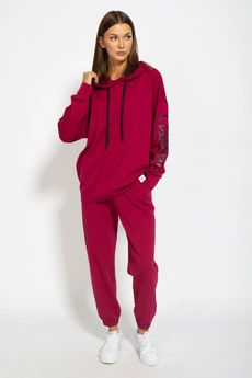Спортивный костюм 4104-4105 марсала Kivviwear