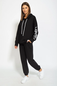 Спортивный костюм 4104-4105 черный Kivviwear