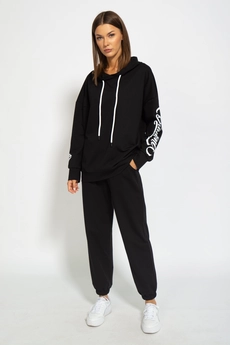 Спортивный костюм 4104-4105 черный Kivviwear