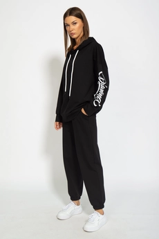 Спортивный костюм 4104-4105 черный Kivviwear