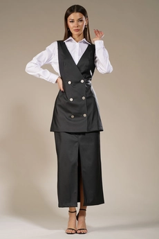 Костюм с юбкой 4150-4152-02 Kivviwear