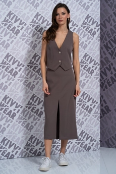 Костюм с юбкой 4165+4166-02 Kivviwear