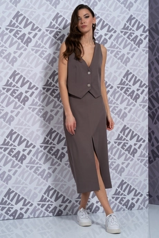 Костюм с юбкой 4165+4166-02 Kivviwear