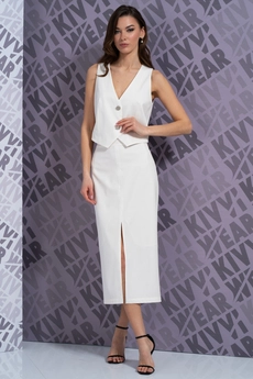 Костюм с юбкой 4165-4166-03 Kivviwear