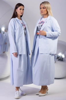 Костюм с юбкой 4279-4280-03 Kivviwear
