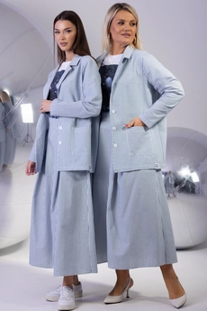 Костюм с юбкой 4279-4280-04 Kivviwear