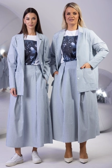 Костюм с юбкой 4279-4280-04 Kivviwear