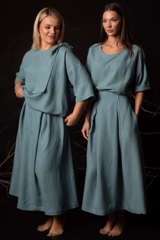 Костюм с юбкой 4316+4318-04 Kivviwear