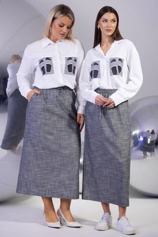 Костюм с юбкой 4321-4322-01 Kivviwear