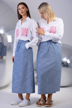 Костюм с юбкой 4321-4322-03 Kivviwear
